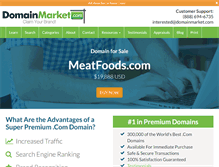 Tablet Screenshot of meatfoods.com